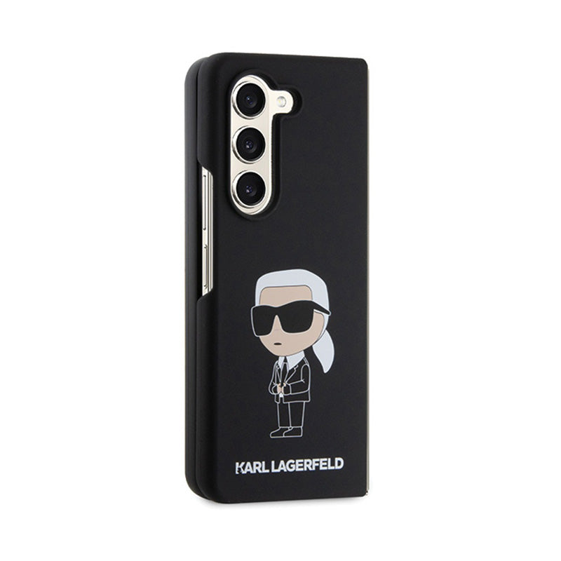 Karl Lagerfeld Silicone Ikonik - Samsung Z Fold 5 dėklas (juodas)