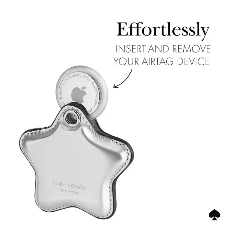 Kate Spade New York Charm raktų pakabukas – Apsauginis dėklas „Apple AirTag“ (Žvaigždė)
