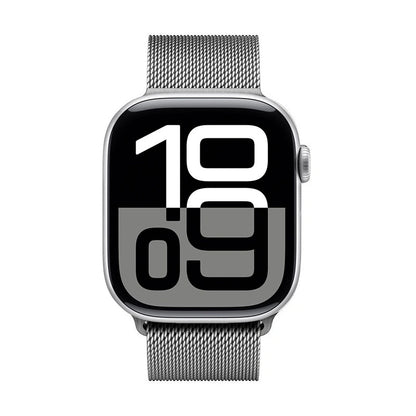 "Crong Milano Steel" - Nerūdijančio plieno dirželis "Apple Watch" 38/40/41/42 mm (sidabrinis)