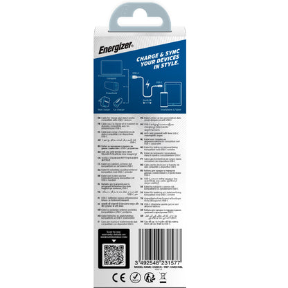 Energizer Ultimate – USB-A–USB-C jungiamasis laidas 2 m (mėlynas)