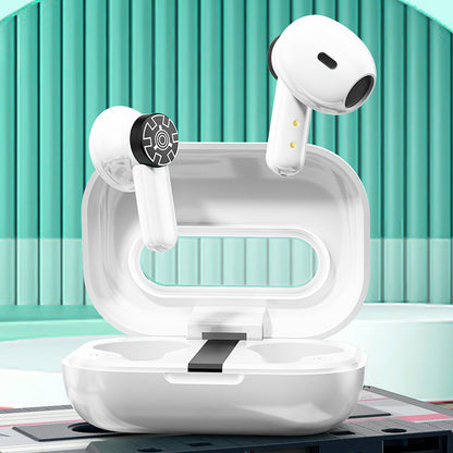 WEKOME VA06 Vanguard Series – „Bluetooth V5.2“ TWS belaidės ausinės su įkrovimo dėklu (balta)