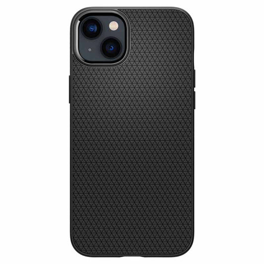 Spigen Liquid Air – dėklas skirtas iPhone 14 (juodos spalvos)
