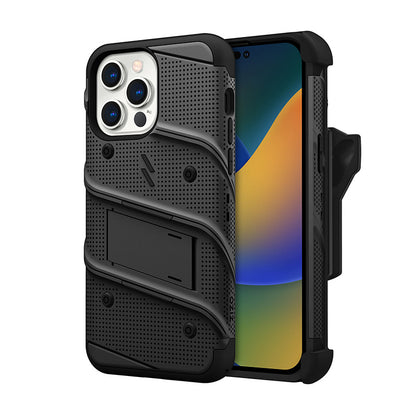 ZIZO BOLT serija – dėklas, skirtas „iPhone 14 Pro Max“ (juodas)