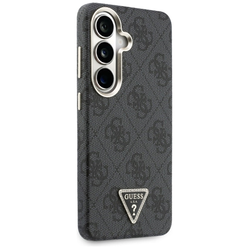 Guess 4G Triangle Logo MagSafe - Samsung Galaxy S26 dėklas (Juodas)