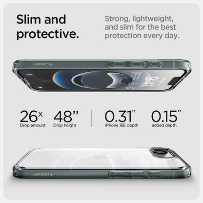 Spigen Ultra Hybrid – dėklas, skirtas iPhone 16e (Space Crystal)