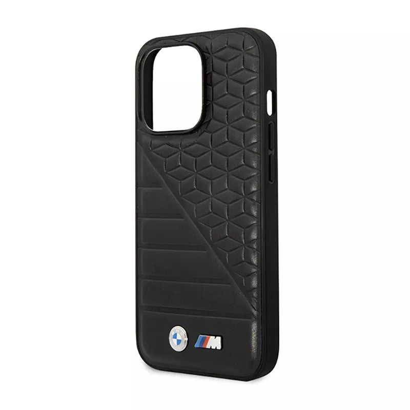 BMW Bi Pattern – dėklas, skirtas iPhone 14 Pro Max (juodas)