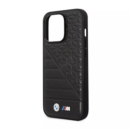 BMW Bi Pattern – dėklas, skirtas iPhone 14 Pro Max (juodas)