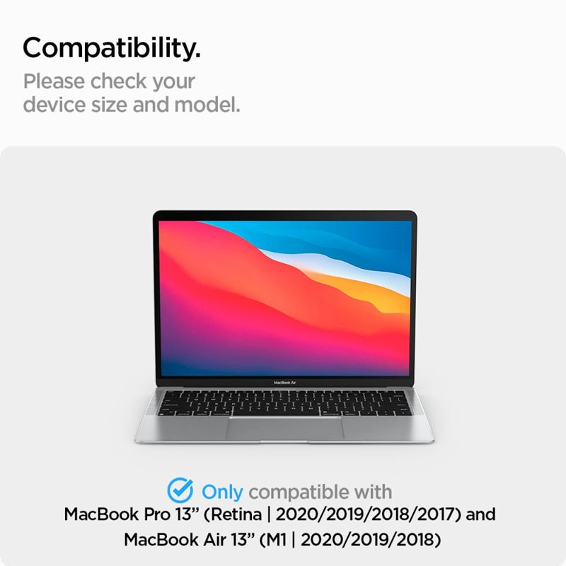 Spigen SafeView Privacy – Privatumo plėvelė, skirta MacBook Air 13.6" M4 (2025) / M3 (2024) / M2 (2022)