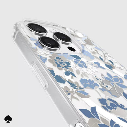 Kate Spade New York Protective Gems MagSafe – Dėklas iPhone 16 Pro (Flowerbed Blue)