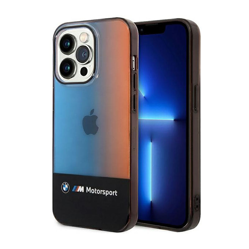 BMW Half Tricolor – dėklas, skirtas „iPhone 14 Pro Max“ (juodas)