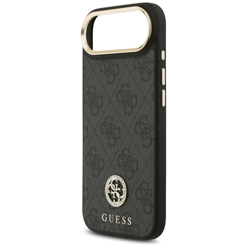 Guess 4G Strass Logo MagSafe dėklas iPhone Air (juodas)