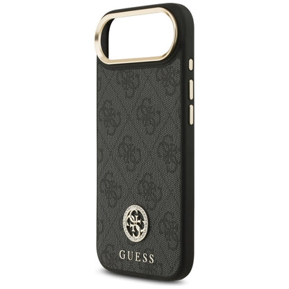 Guess 4G Strass Logo MagSafe dėklas iPhone Air (juodas)