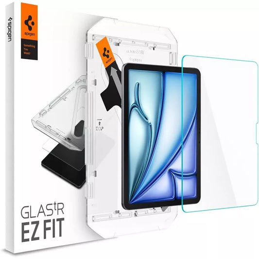 Spigen GLAS.TR EZ FIT – grūdintas stiklas, skirtas iPad Air 11" (M3 (2025) / M2 (2024)) (skaidrus)