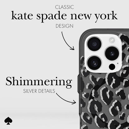 Kate Spade New York Protective MagSafe – dėklas iPhone 16 Pro (City Leopard)