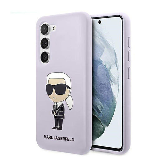 Karl Lagerfeld silikoninis NFT Ikonik – dėklas, skirtas „Samsung Galaxy S23+“ (violetinis)
