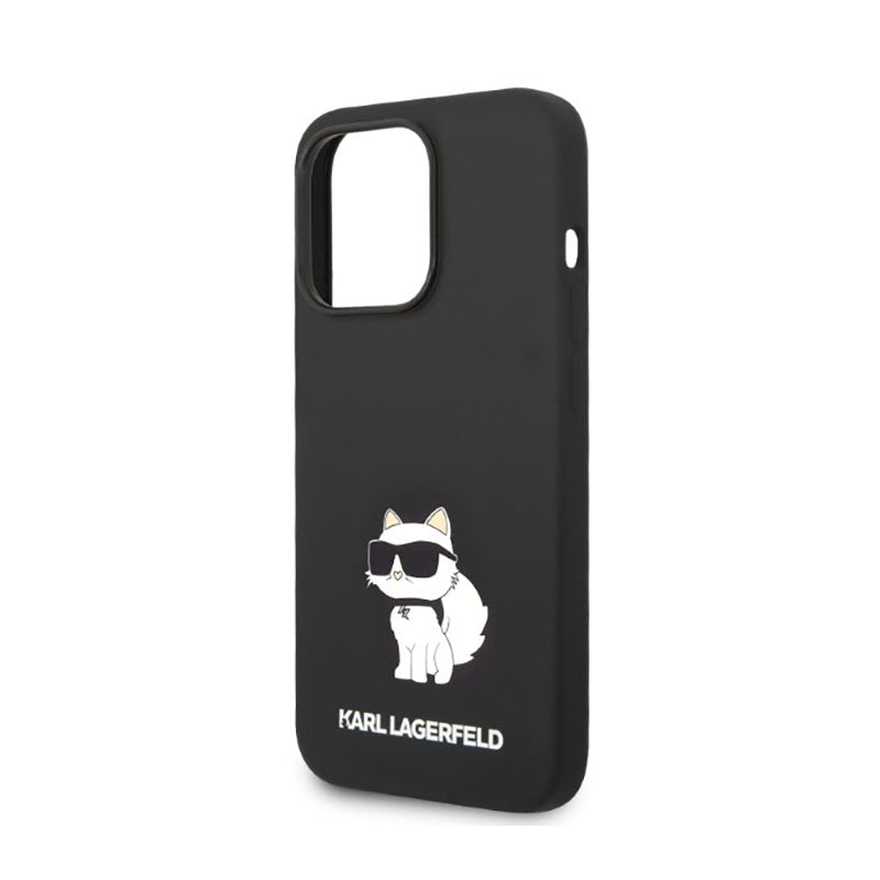 Karl Lagerfeld Silikoninis NFT Choupette – dėklas, skirtas „iPhone 14 Pro Max“ („Black“)