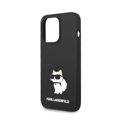 Karl Lagerfeld Silikoninis NFT Choupette – dėklas, skirtas „iPhone 14 Pro Max“ („Black“)