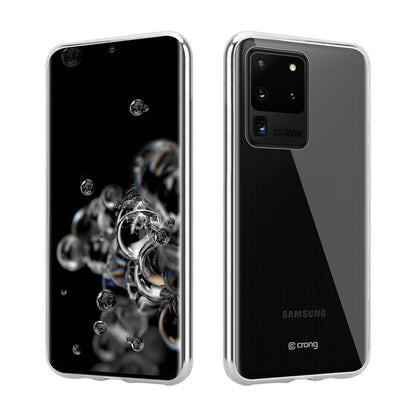 Crong Crystal Slim dangtelis – apsauginis dėklas, skirtas Samsung Galaxy S20 Ultra (skaidrus)