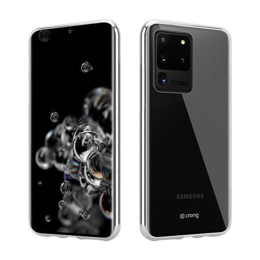 Crong Crystal Slim dangtelis – apsauginis dėklas, skirtas Samsung Galaxy S20 Ultra (skaidrus)