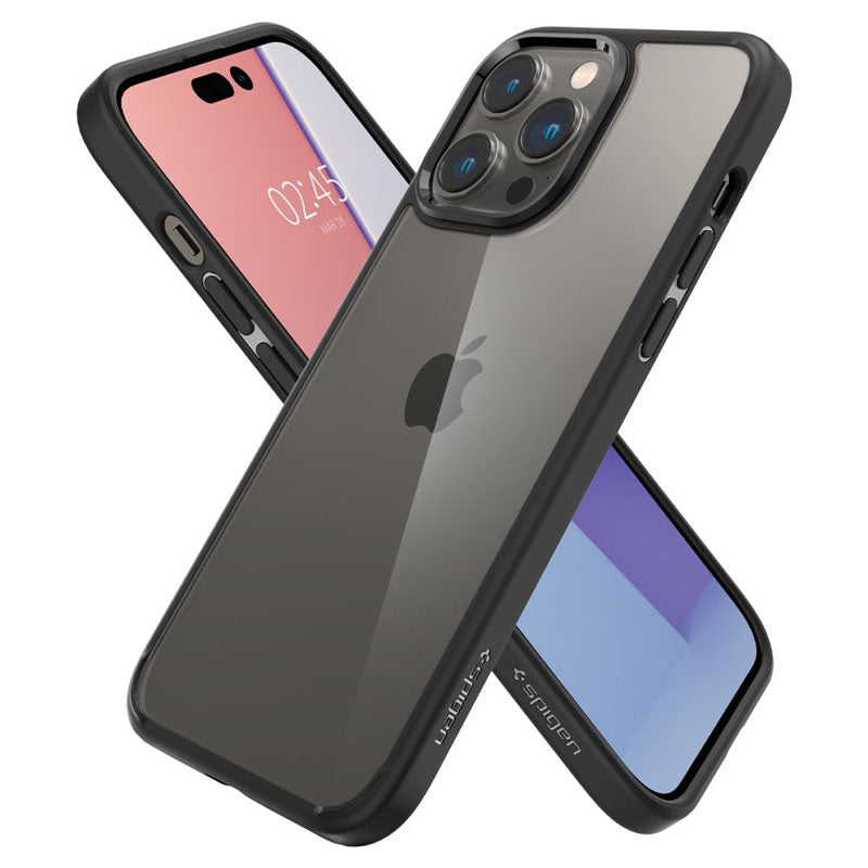 "Spigen Ultra Hybrid" - "iPhone 14 Pro" dėklas (juodas)