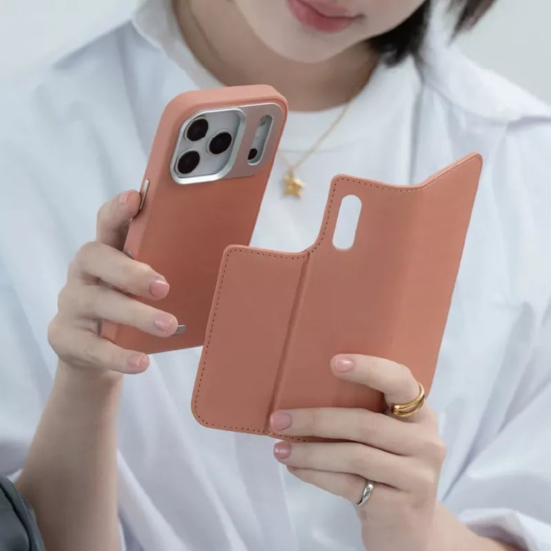 Moshi Overture MagSafe - Odin 3 viename atverčiamas dėklas iPhone 17 Pro (Smaragdo žalumo)