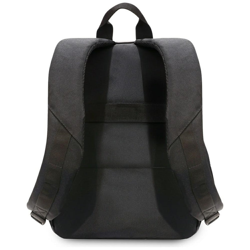 BMW anglies pluošto kišenės ir metalinis logotipas – 16 colių nešiojamojo kompiuterio kuprinė (juoda)