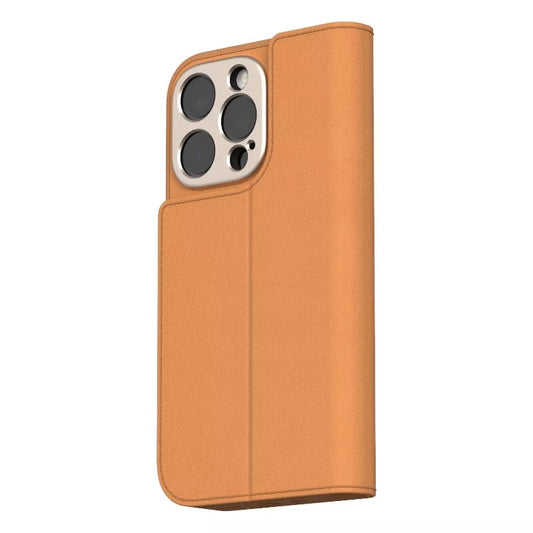 Moshi Overture MagSafe – 3-in-1 odinis atverčiamas dėklas, skirtas iPhone 16 Pro Max (Caramel Brown)