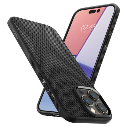 Spigen Liquid Air – dėklas, skirtas iPhone 14 Pro Max (juodas)