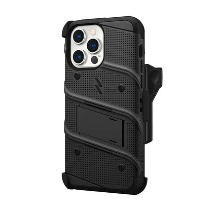 ZIZO BOLT serija – dėklas, skirtas „iPhone 14 Pro Max“ (juodas)