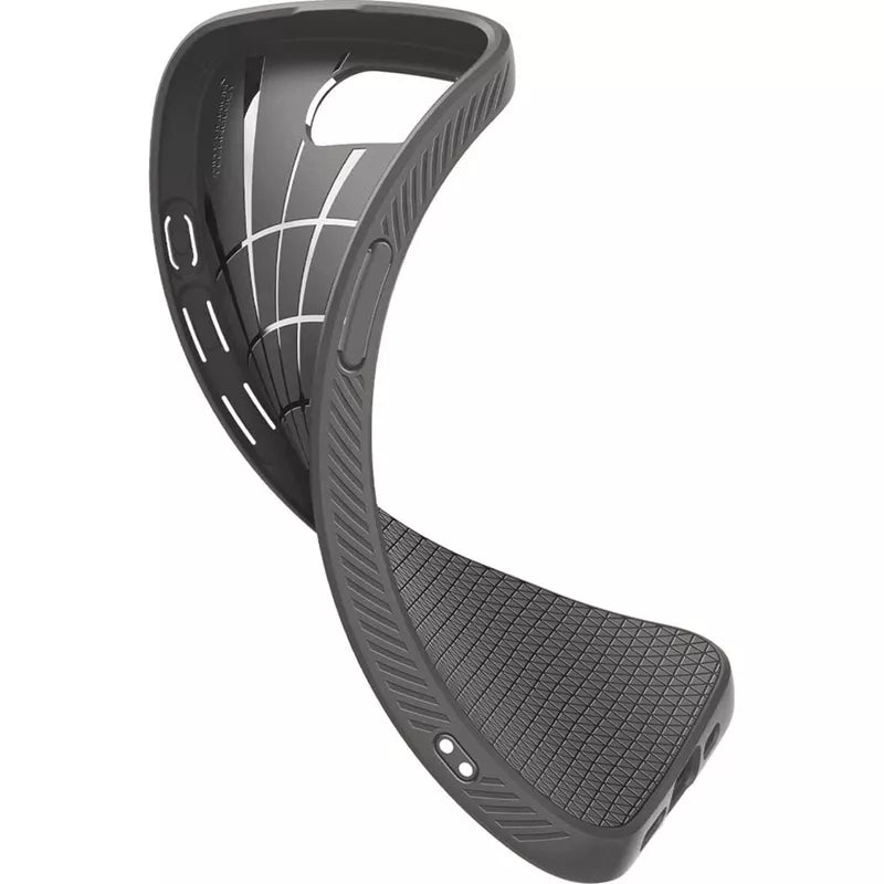 Spigen Liquid Air – dėklas skirtas „iPhone 16e“ (marmuro pilka)