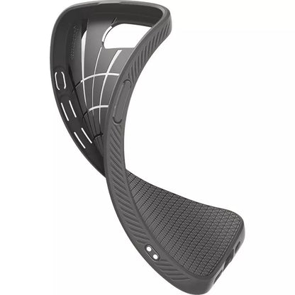 Spigen Liquid Air – dėklas skirtas „iPhone 16e“ (marmuro pilka)