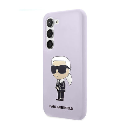 Karl Lagerfeld silikoninis NFT Ikonik – dėklas, skirtas „Samsung Galaxy S23+“ (violetinis)