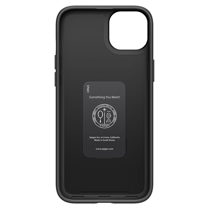 Spigen Thin Fit – dėklas, skirtas iPhone 15 (juodas)