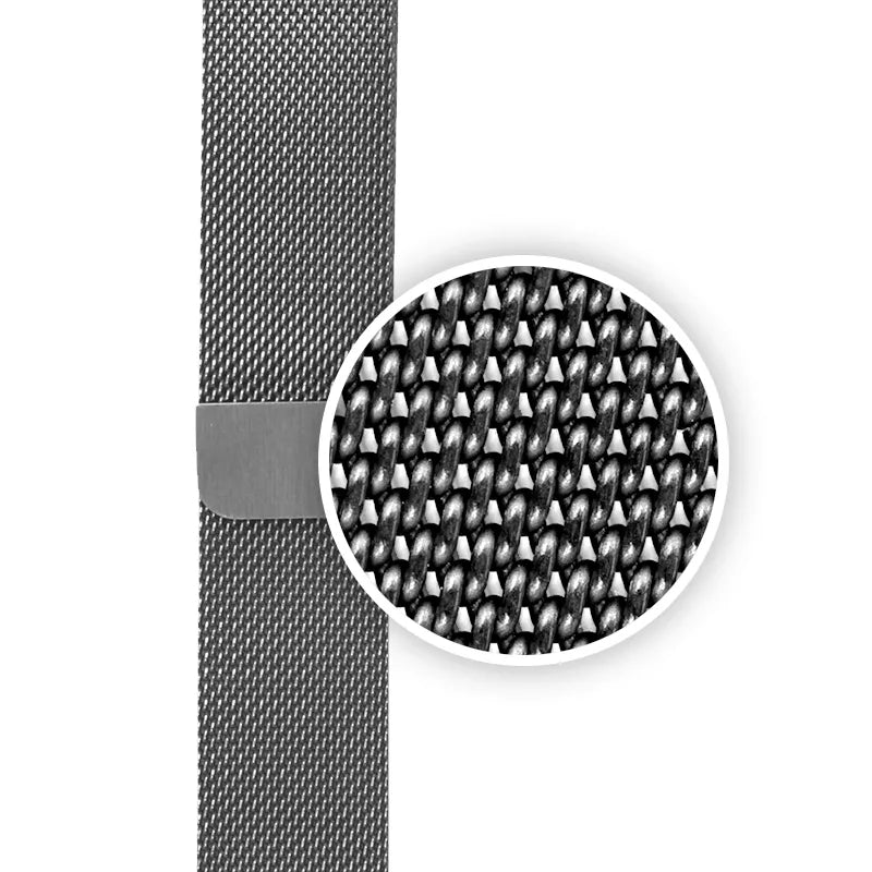 "Crong Milano Steel" - Nerūdijančio plieno dirželis "Apple Watch" 44/45/46/49 mm (sidabrinis)