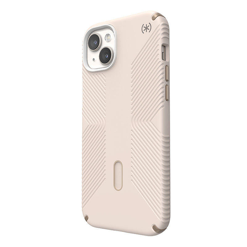 Speck Presidio2 Grip ClickLock ir Magsafe – iPhone 15 Plus / iPhone 14 Plus dėklas (Bleached Bone / Heirloom Gold / Hazel Brown)