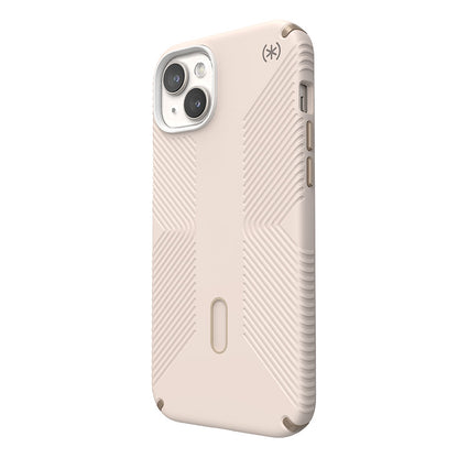 Speck Presidio2 Grip ClickLock ir Magsafe – iPhone 15 Plus / iPhone 14 Plus dėklas (Bleached Bone / Heirloom Gold / Hazel Brown)