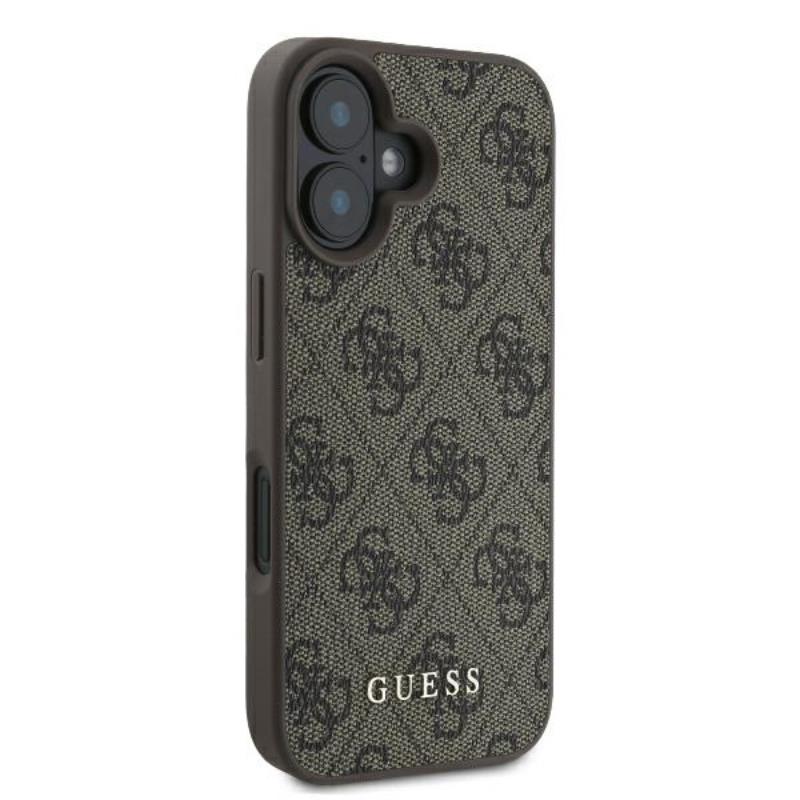 Guess 4G Classic - Dėklas iPhone 16 Plus (rudas)