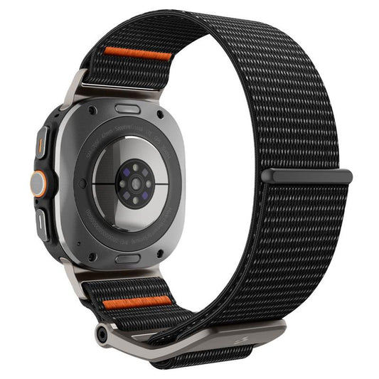 Spigen DuraPro Flex – Dirželis, skirtas Samsung Galaxy Watch Ultra 47 mm (2025/2024) (Juodas)