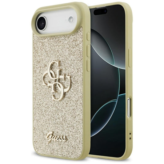 Guess Fixed Glitter Big 4G - Dėklas iPhone Air (auksinis)