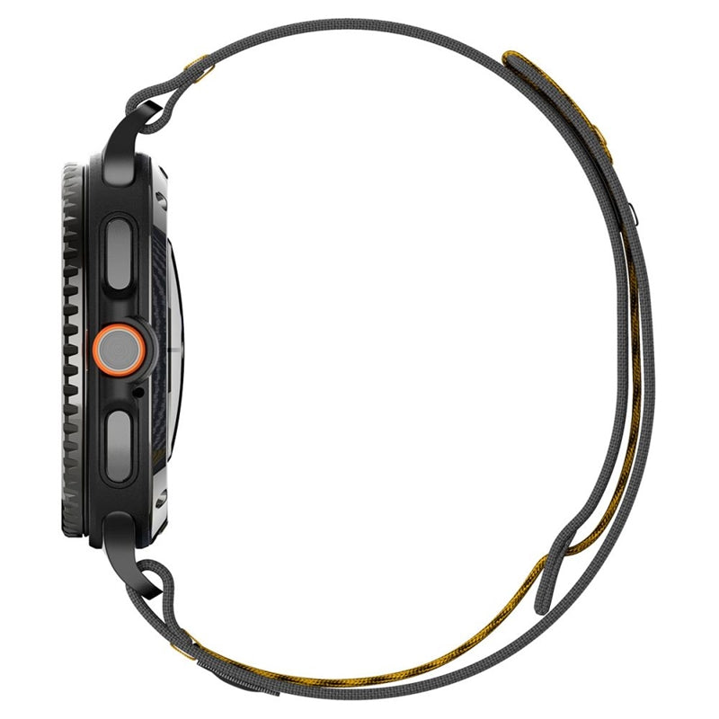 Spigen Athlex Air – Dirželis, skirtas Samsung Galaxy Watch 8 / Watch 8 Classic 40 / 44 / 46 mm (Aktyvus Juodas)
