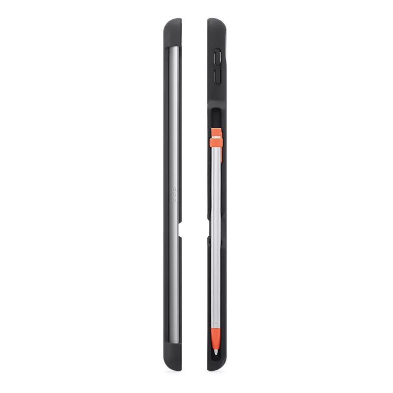 STM Dux Shell Duo - dėklas skirtas iPad 10.2 colio (2021) / 8 (2020) / 7 (2019) (juodas)