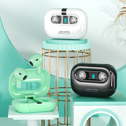 WEKOME VA06 Vanguard Series – „Bluetooth V5.2“ TWS belaidės ausinės su įkrovimo dėklu (balta)