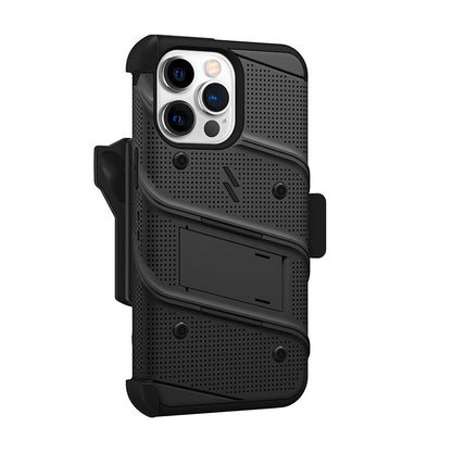 ZIZO BOLT serija – dėklas, skirtas „iPhone 14 Pro Max“ (juodas)