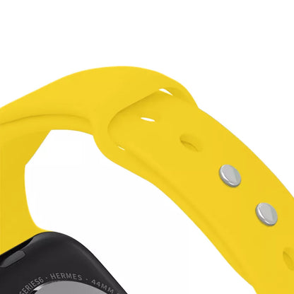 Crong Liquid – Dirželis Apple Watch 38/40/41/42 mm (geltonas)