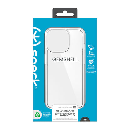 Speck Gemshell – Dėklas iPhone 15 Pro (Skaidrus)