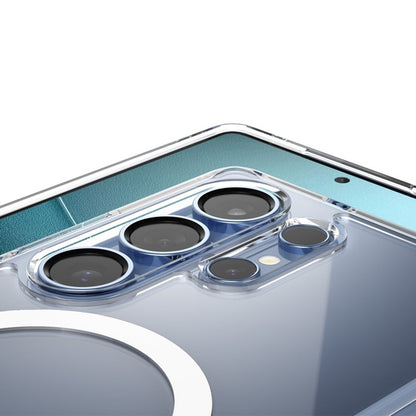 Spigen Ultra Hybrid Mag MagSafe – dėklas Samsung Galaxy S25 Ultra (skaidrus / baltas)