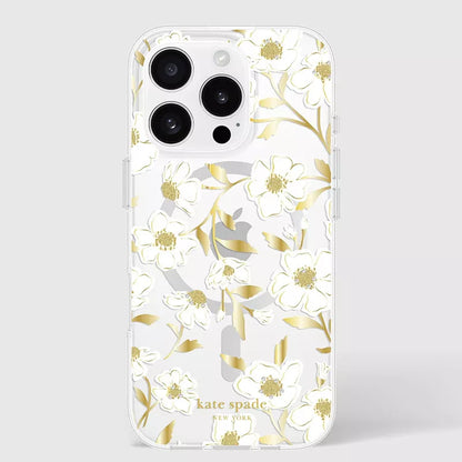 Kate Spade New York Protective Gems MagSafe – dėklas, skirtas iPhone 16 Pro (Sunshine Floral)