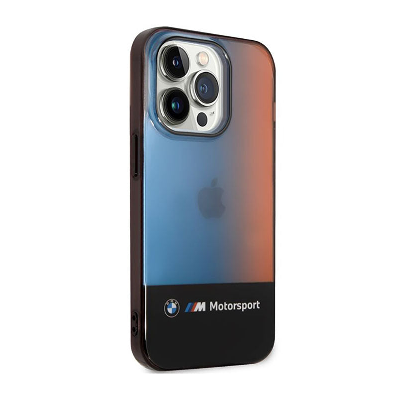 BMW Half Tricolor – dėklas, skirtas „iPhone 14 Pro Max“ (juodas)