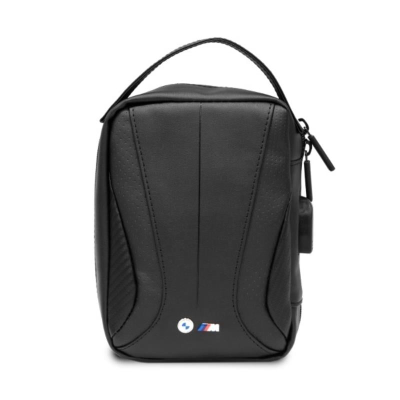BMW Carbon&Perforated – krepšys / organizatorius su išoriniu USB prievadu (juodas)