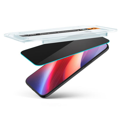 Spigen GLAS.TR EZ FIT Privatumo 2 vnt. - Grūdintas stiklas su privatumo filtru, skirtas iPhone Air